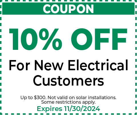 10% Off New Electrical Customers