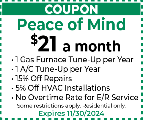 Peace Of Mind Membership Coupon